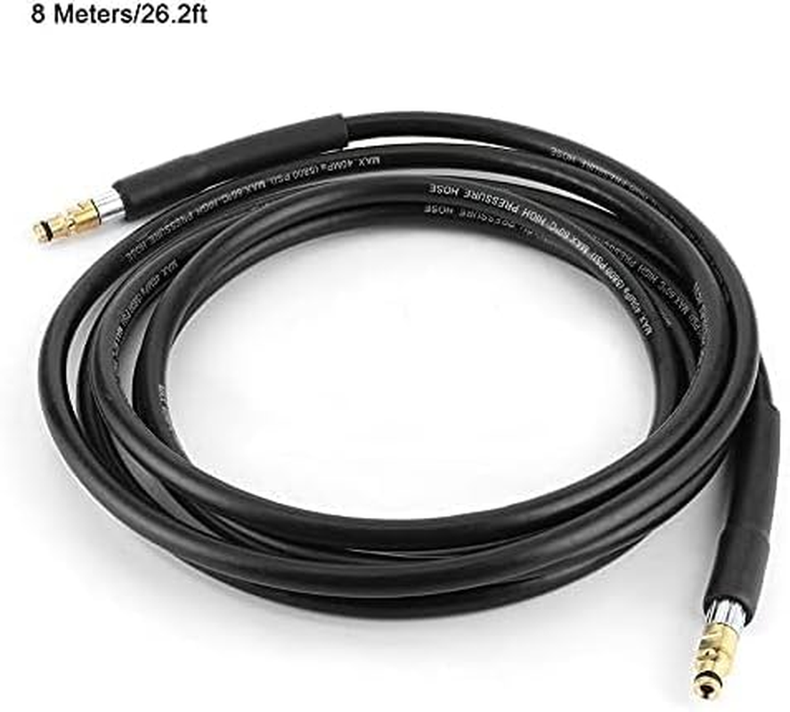 10M Pressure Washer Replacement Hose,Pressure Washer Hose High Pressure with Click Type Plug Quick Connect Washer Water Clean Hose Car Cleaning Pipe Fit,Pressure Washer Hose for Karcher K2 K3 K4 K5 image number 4