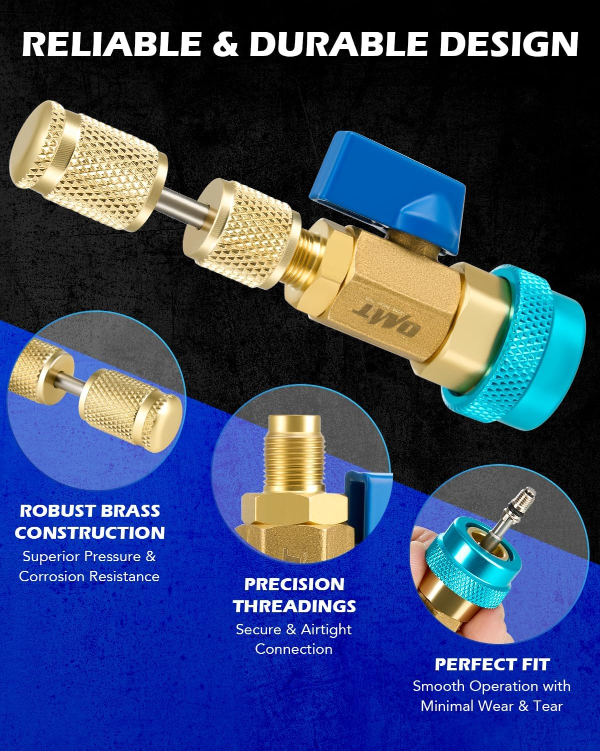 Orion Motor Tech Automotive AC R134A R1234YF Valve Core Remover and Installer Tool Set image number 1