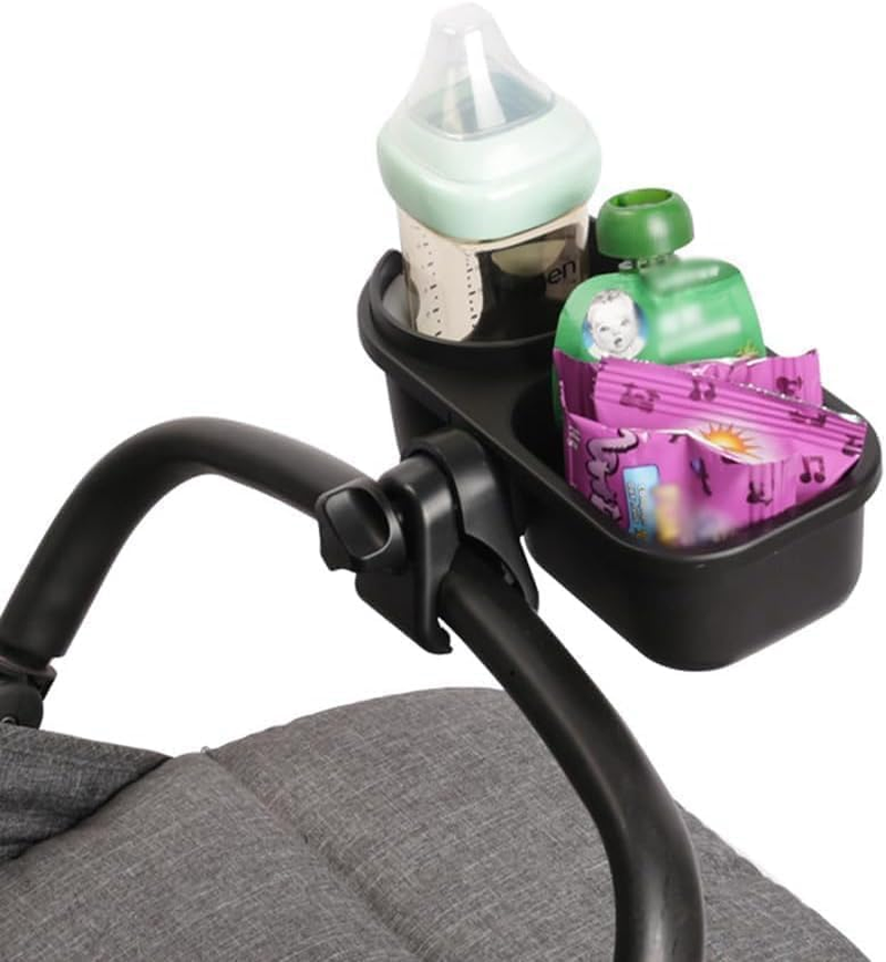 2 in 1 Universal Cup Holder and Snack Tray for Stroller, Bike, Wheelchair, Walker, Scooter image number 3