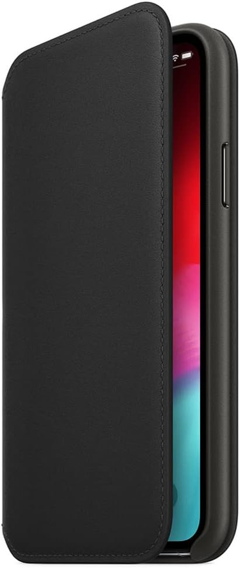 Apple Iphone Xs Max Leather Folio - Black image number 1