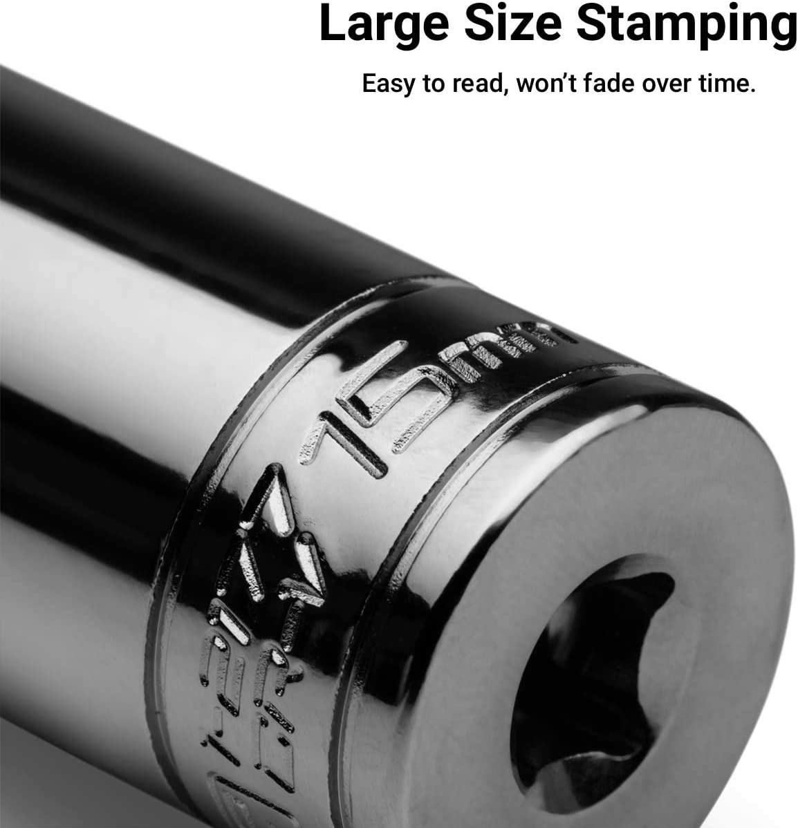 Capri Tools 1/4 In. Drive 6-Point Socket Set (Shallow & Deep Set / 4-15 Mm) image number 5