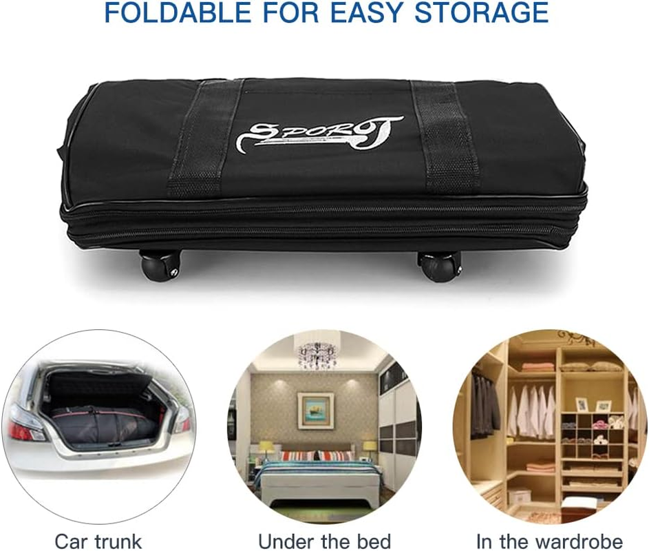 Sazak Expandable Foldable Suitcase Collapsible Rolling Travel Luggage Bag for Men Women