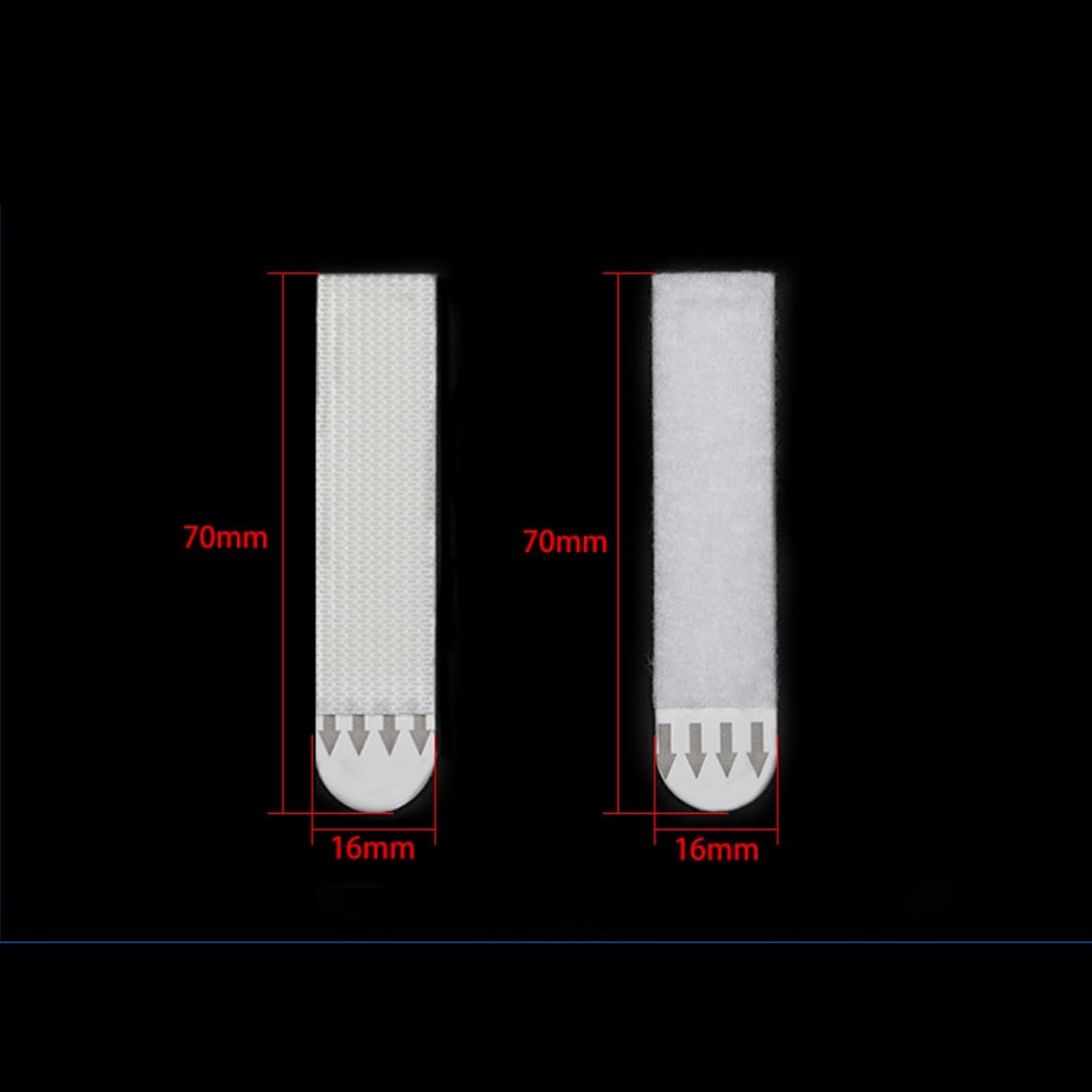 Suntvenxau Picture Hanging Strips Heavy Duty 16 Pairs (32 Strips), Damage Free Removable Wall Tape, Double-Sided Hook Loop Adhesive Mounting Tapes for Decorations, 16X70Mm image number 3