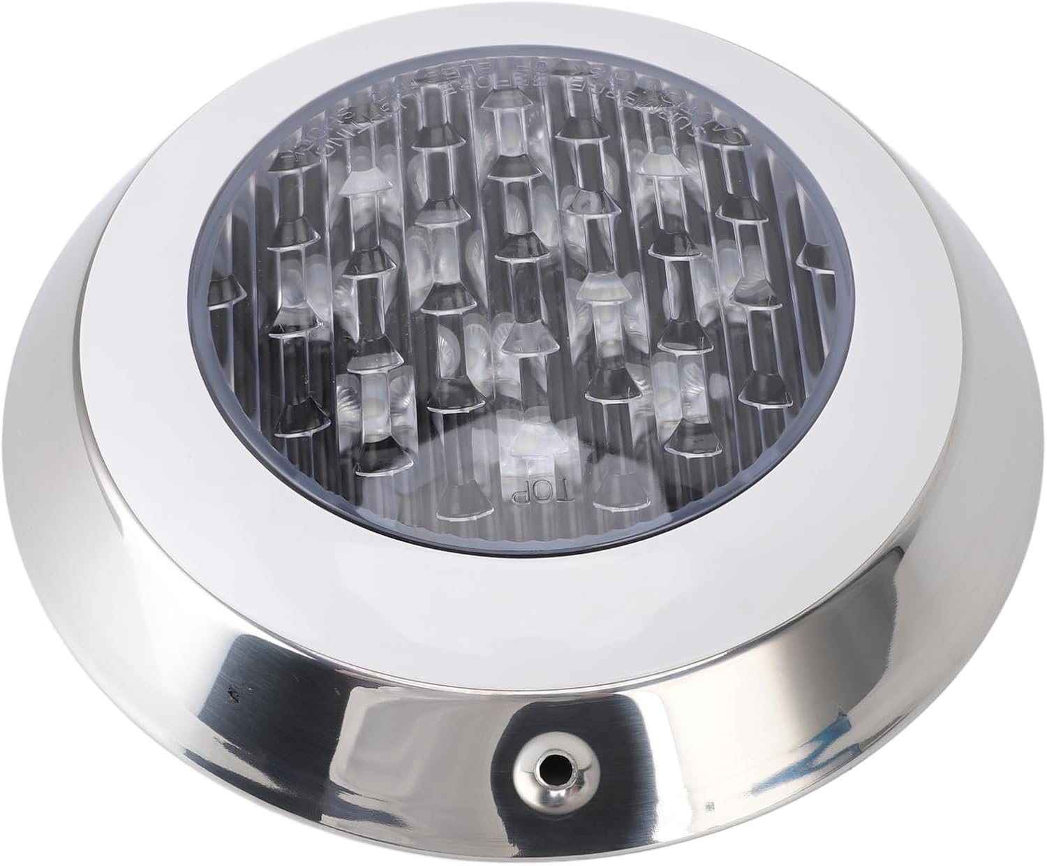 TOPINCN Recessed Submersible Pond Light Safe Underwater Lights for Pool, Hot Tub - Stable Performance (12W) image number 1