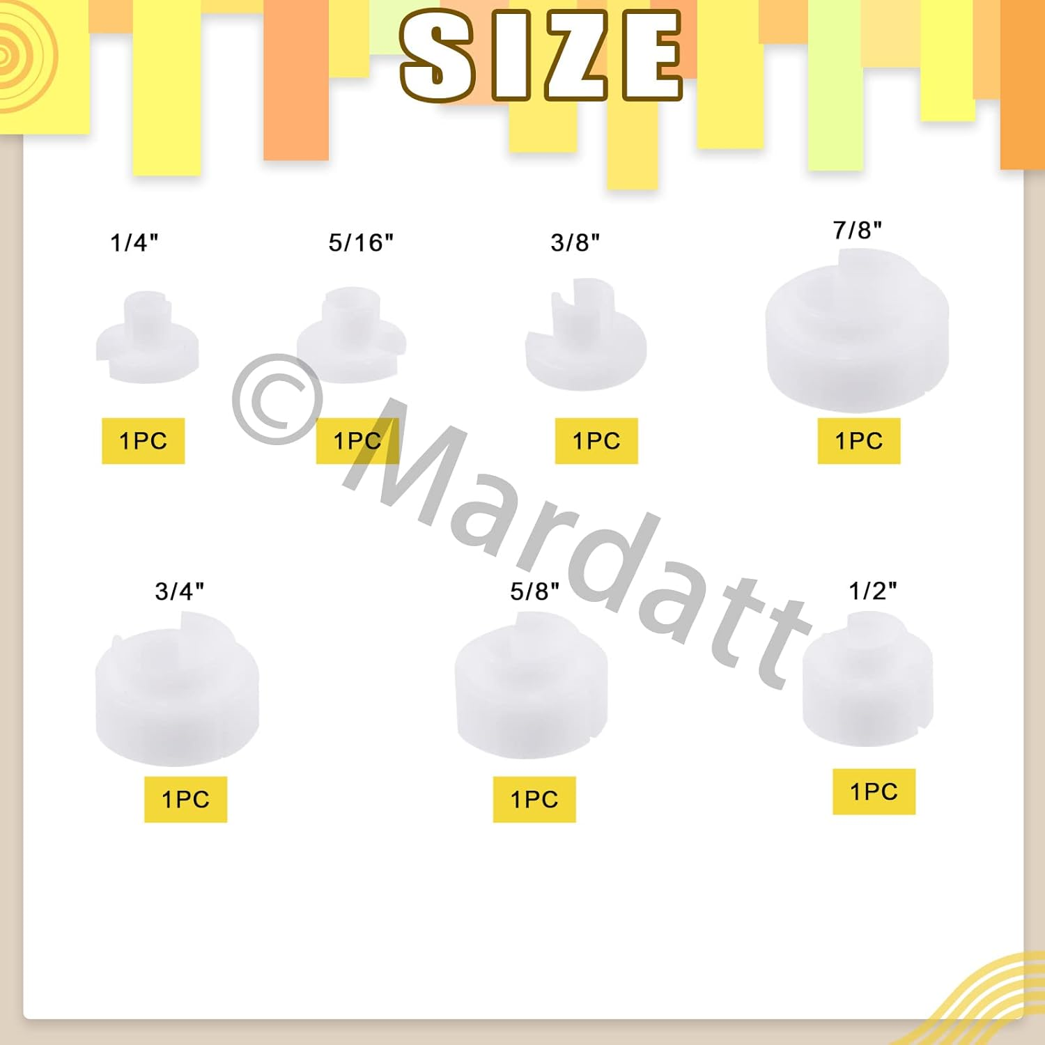 Mardatt Air Conditioner and Fuel Line Quick Disconnect Tool Includes 7 SAE Standard 1/4" 5/16" 3/8" 1/2" 5/8&rdquo; 3/4" and 7/8" Quick Disconnect Tool and Storage Tray Universal Fit for Most Vehicles image number 5