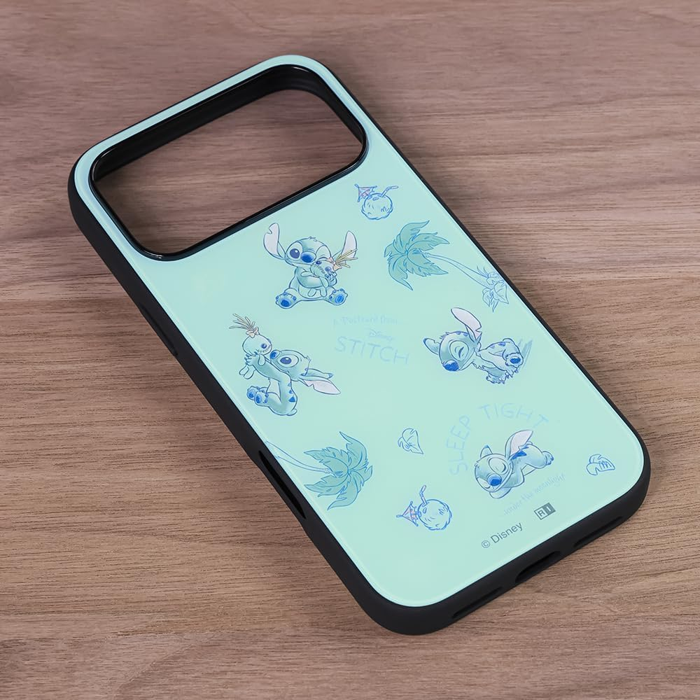 Ingrem Case for Iphone 17 Pro Max, Lilo & Stitch (Disney Official) Shockproof, Shock Absorbing, Bumper Hybrid Case, Easy to Hold, Cute, Disney Characters, Various Stitches image number 4