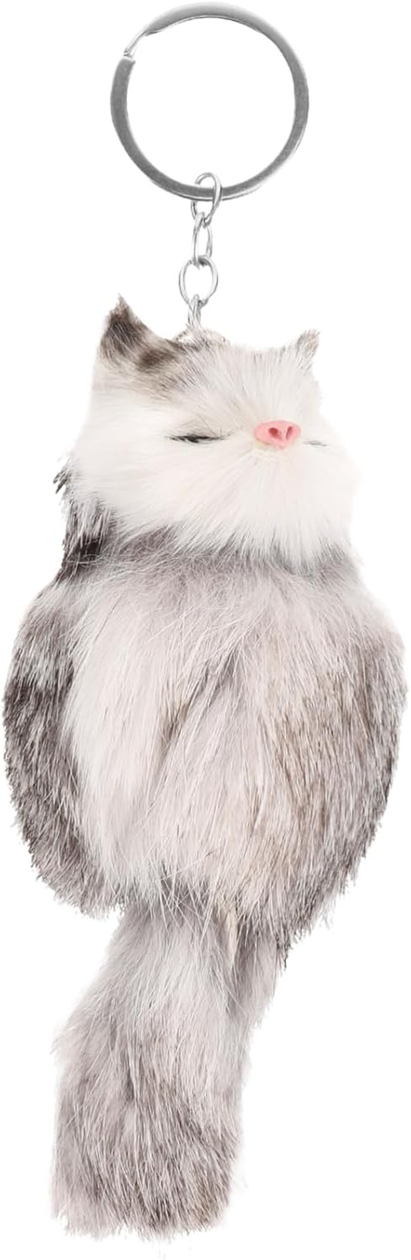 HOLIDYOYO Plush Fox Keychain Pendant Wear Resistant Accessory for Bags Keys Creative Present for Women Lightweight Unique Design for Cars Everyday Use