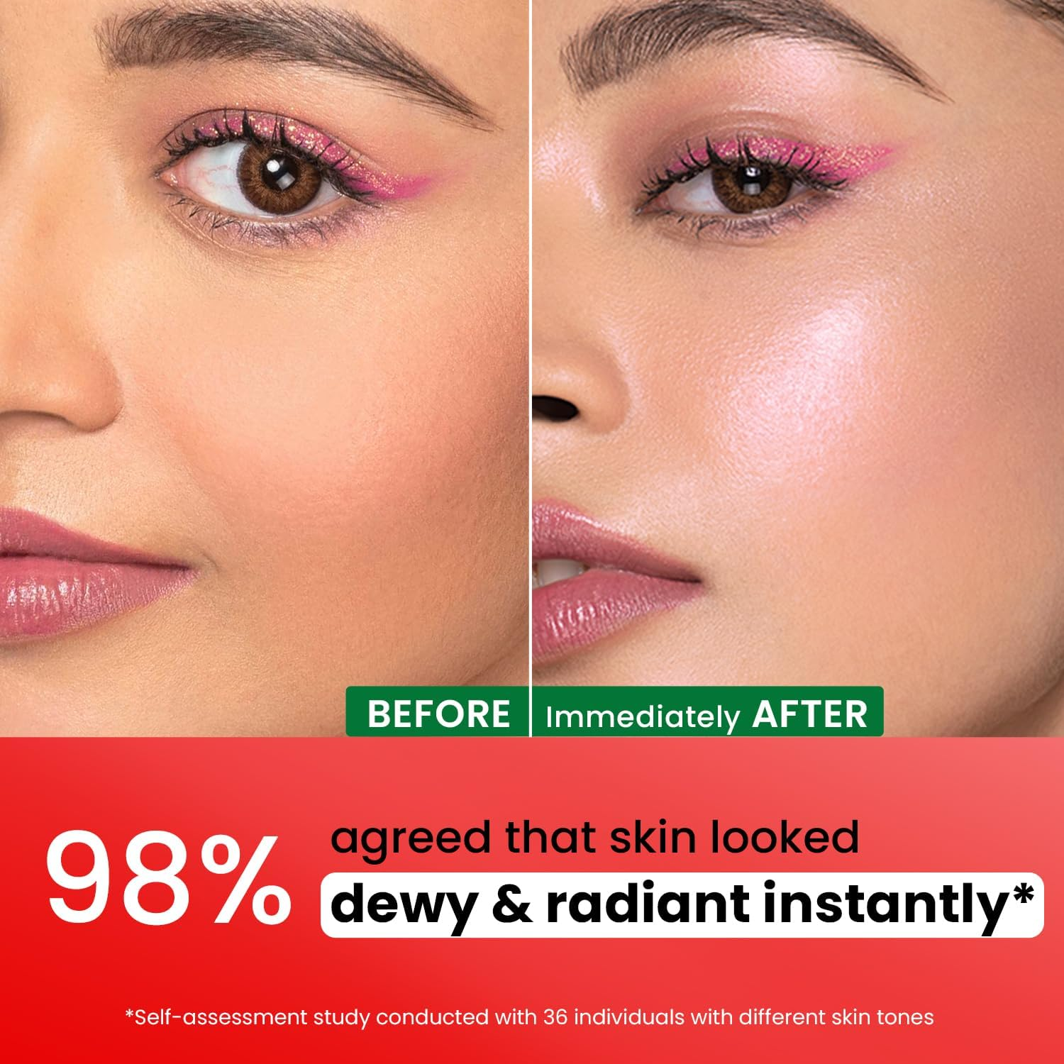 DOT & KEY Strawberry Dew Strobe Cream for Face Skin Radiance Cream | Moisturizer & Highlighter for Face | for Dewy Glazed Instant Glow | Boosts Hydration | for All Skin Types | for Women & Men | 30Ml image number 4