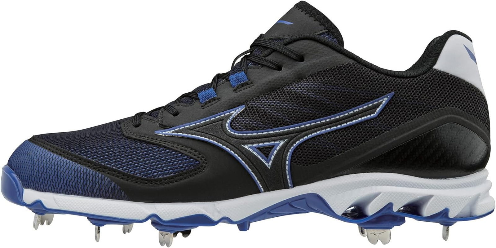 Mizuno Mens 9-Spike Dominant Ic Low Metal Baseball Cleat