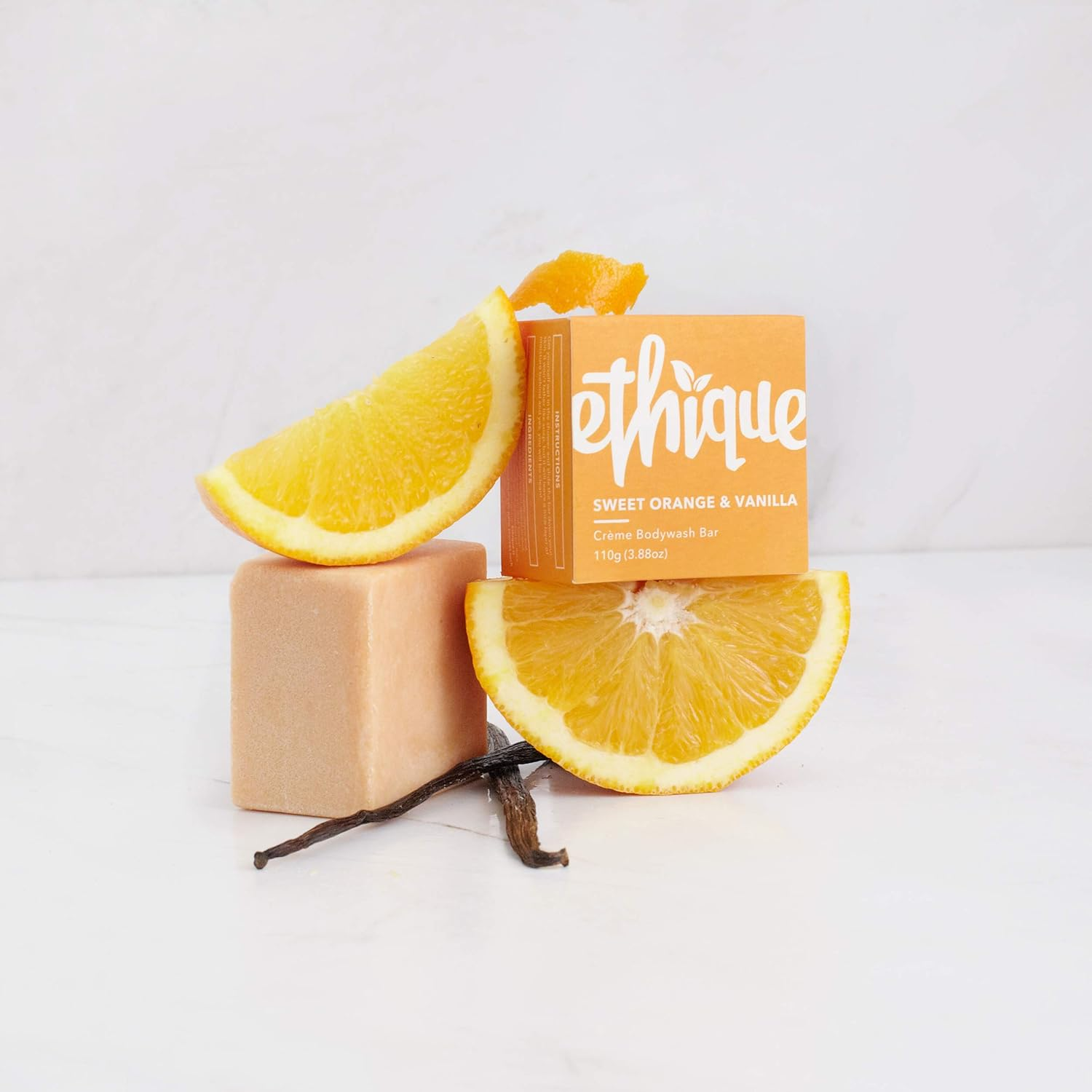 Ethique Sweet Orange & Vanilla Cr鑪E Bodywash Bar (110G) image number 4