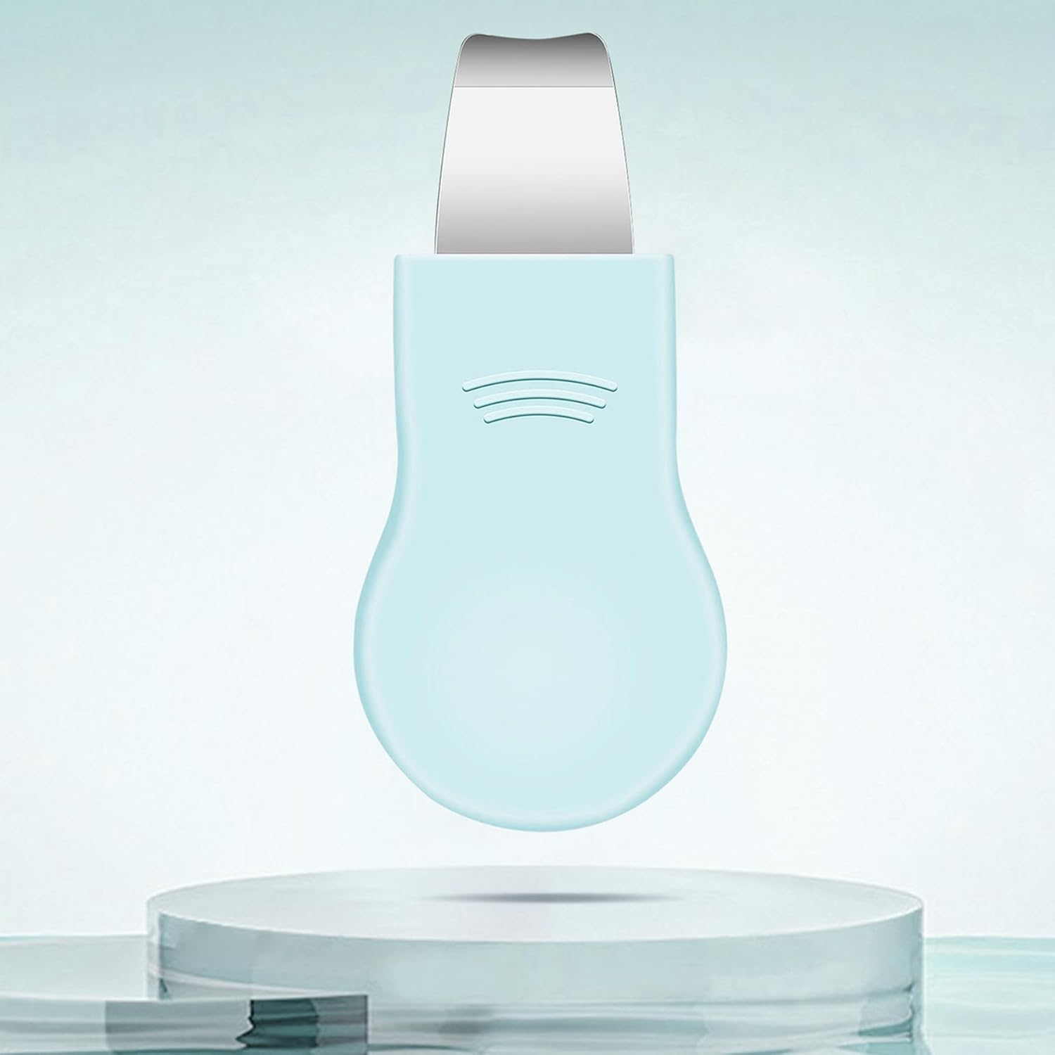 Blackhead Remover Tool &ndash; Dual-Head Pore Scraper for Deep Cleansing, Gentle & Painless Nose Scraper, Skin Scrubber Face Spatula with Protective Cap, Safe & Made from Silicon image number 3