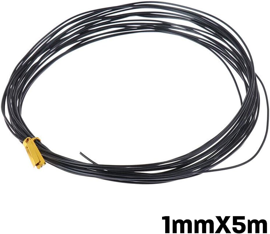 Bonsai Training Wire Aluminum Fastener Plants Styling Tree Pots Garden Yard Tool 1Mm *5M image number 1