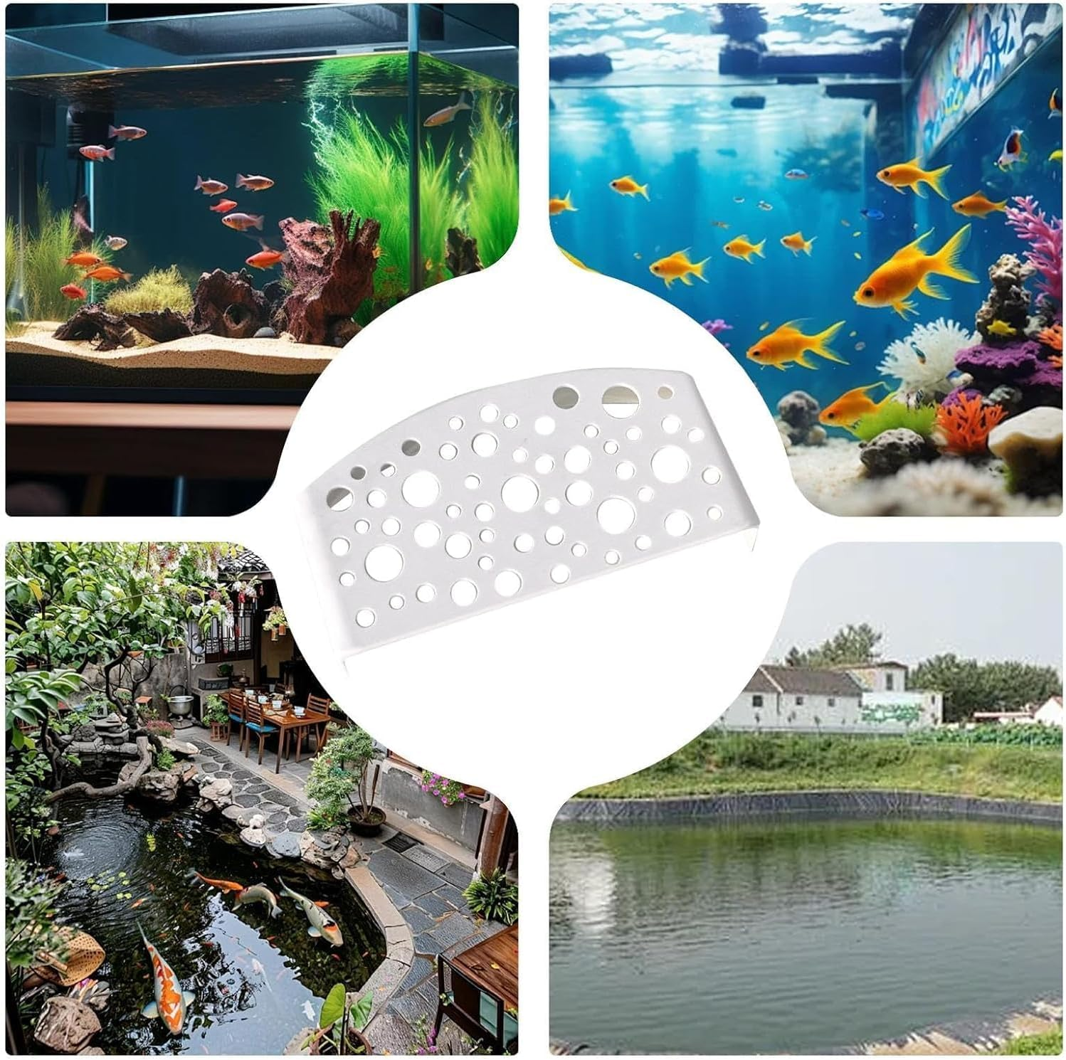 Lexziuo 1PCS Shrimp Cave Aquarium Hideout, Ceramic Breeding Cave Shelter Tunnel for Shrimp Fry Fish to Hide Molt, Nano Tank Decor Accessories (Black) image number 4