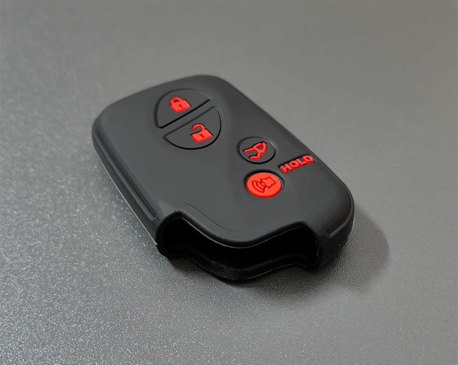 Silicone Rubber Key Fob Cover Compatible with 2005-2017 Lexus Ct200H ES350 GS300 GS350 GS430 Gs450H GS460 Is F IS250 IS350 LS460 Ls600H LX570 RX350 HYQ14AEM HYQ14ACX image number 4