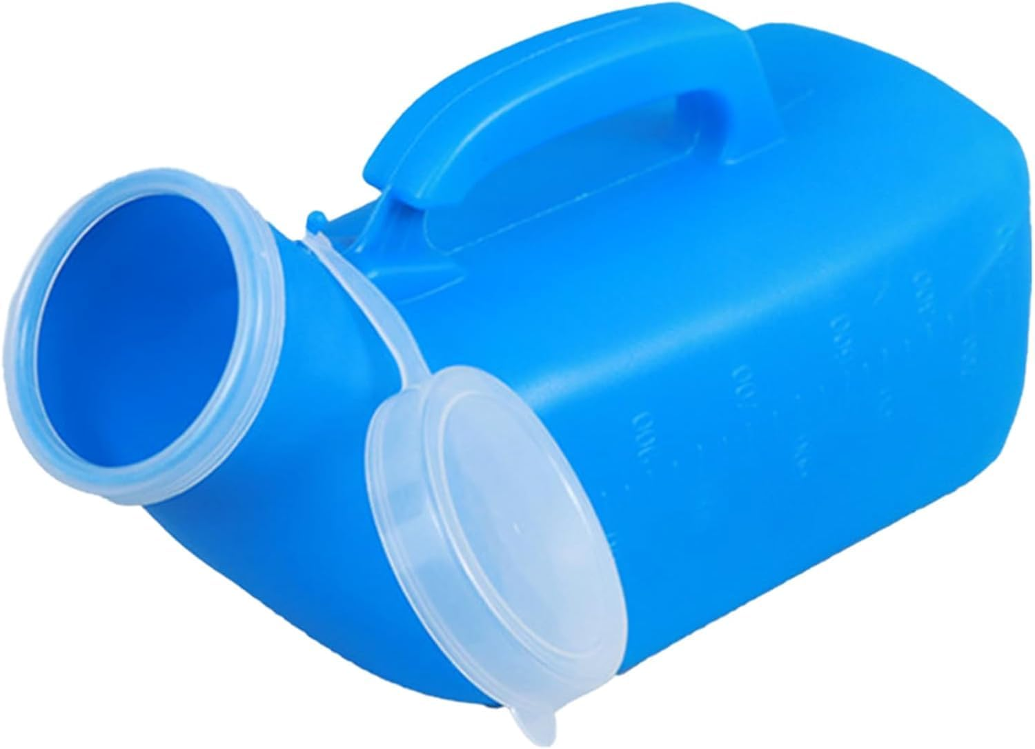 Men'S Portable Urinal with Lid, Spill Proof Urine Bottles for Men for Travel, Hospital and Home Care(Blue) image number 3