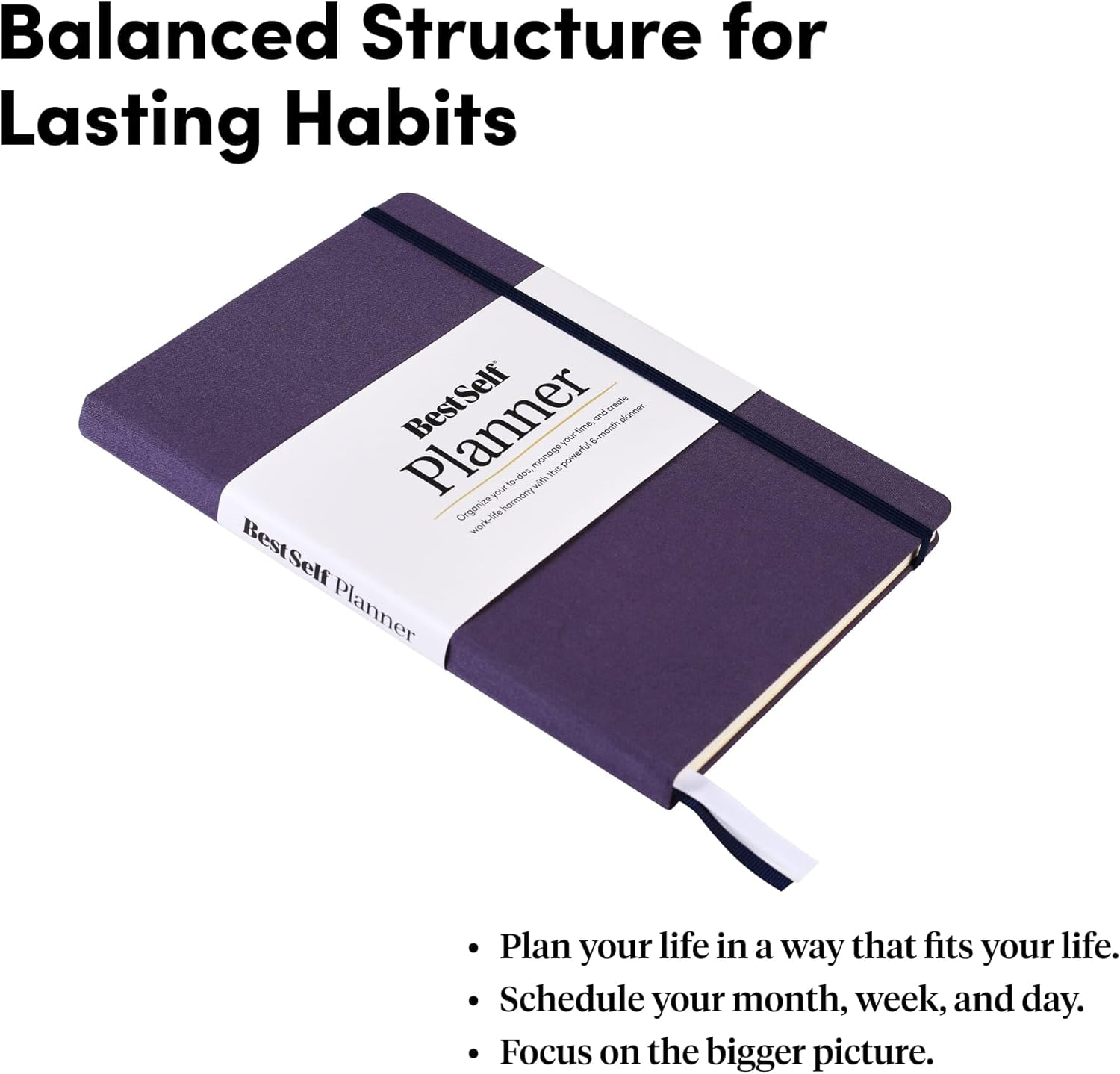 Bestself Daily Planner - 6-Month Undated Planner for Organization and Planning; Ideal Planner for Students, Schools, Colleges, Working Professionals - Mist image number 2