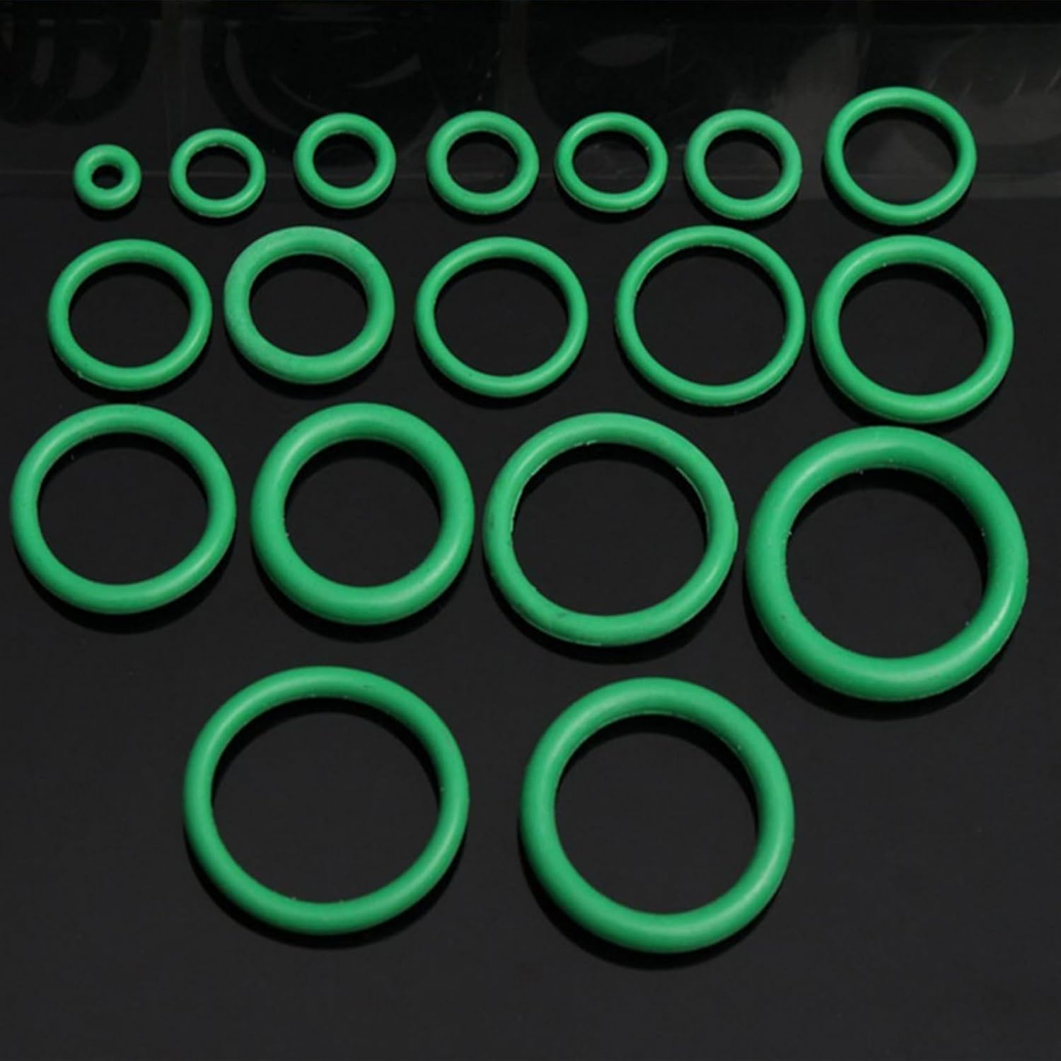 Rubber O Ring | 270 Rubber Pieces Ac Gasket Kit | Compressor Seal for Car Conditioner Power System Engine Inverter Manifold Vacuum Professionals Business image number 2