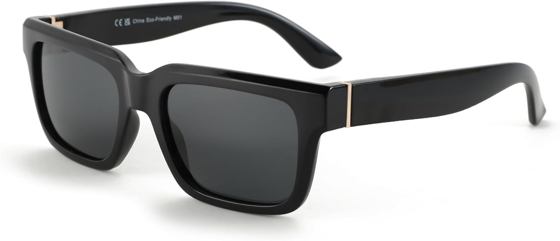 ZENOTTIC Rectangle Sunglasses for Men Women Polarized UV400 Protection Classic Trendy Driving Sun Glasses