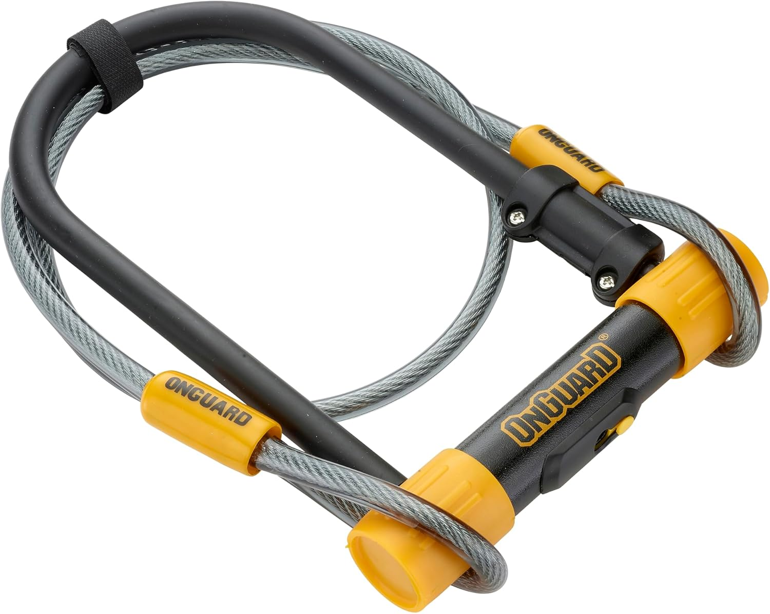 Onguard Bulldog DT U-Lock with 4-Inch Cinch Loop Cable (Black, 4.53 X 9.06-Inch) image number 1