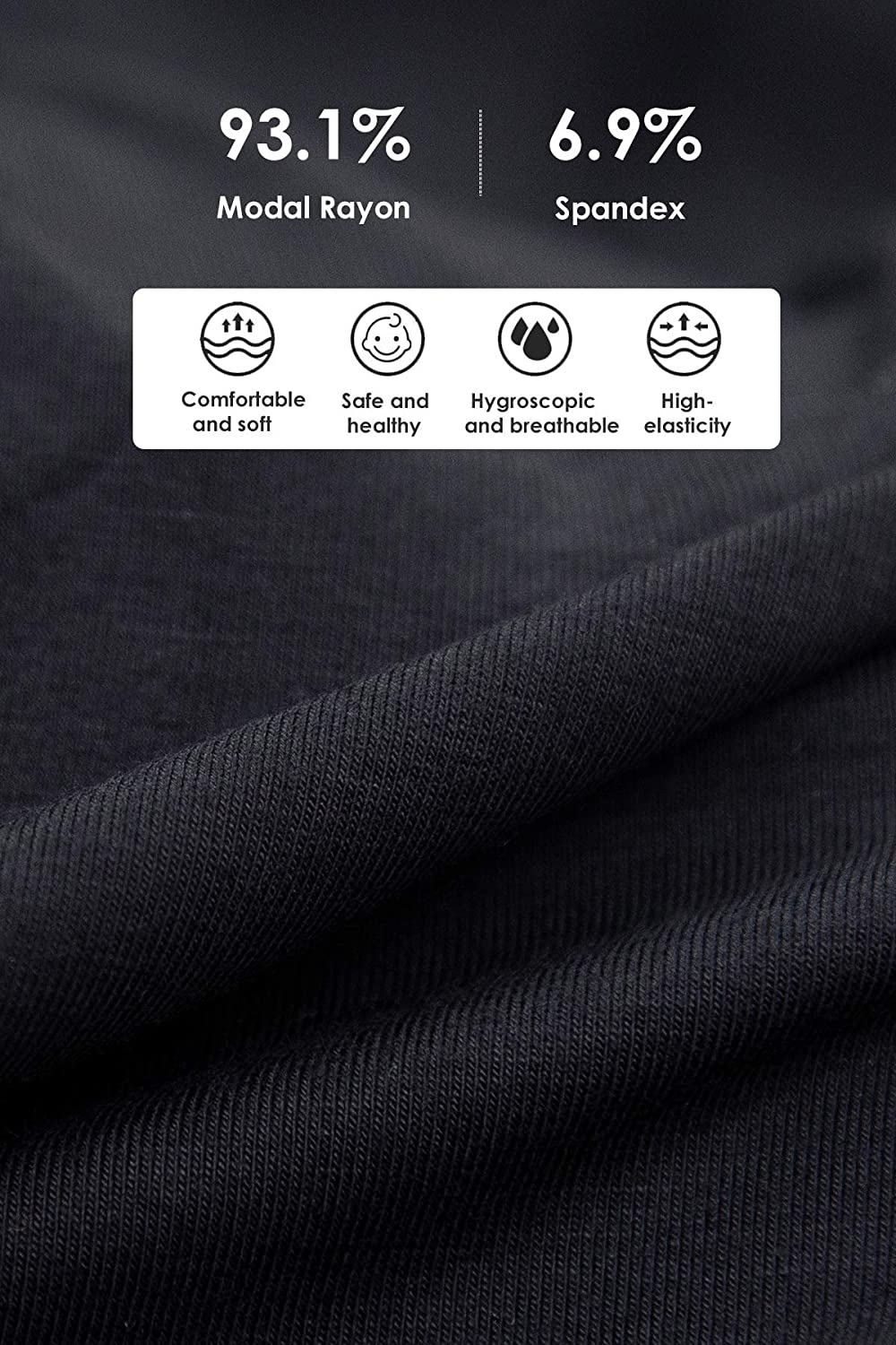 Smallshow Women'S V-Neck Maternity Shirt Clothes Long Sleeve Ruched Pregnancy Top image number 2