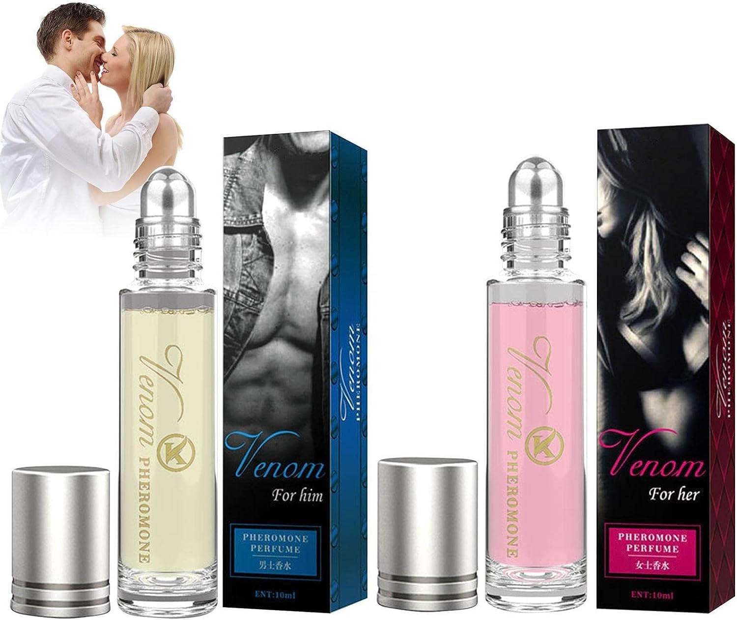Perfume Pheromones for Men - Natural Essential Oil Pheromone Fragrance Roll-On | Sexy Roller Pheromone Fragrance Unisex for Men and Women, image number 3