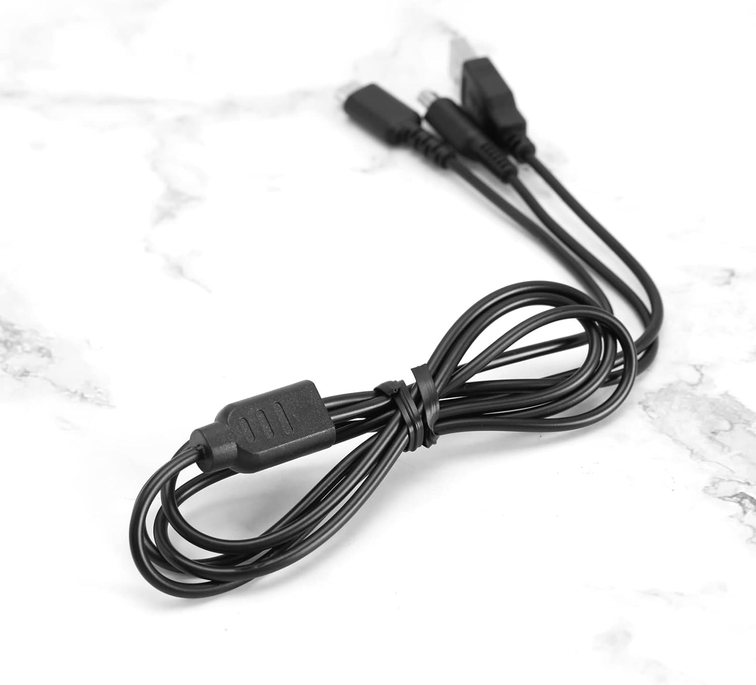 2Pcs USB Power Charger Cable Cord Replacement Compatible with Nintendo 3DS/ 3DS XL/ 2DS/ Dsi/Dsi Xl/New 3DS 2 in 1 Charging Cable