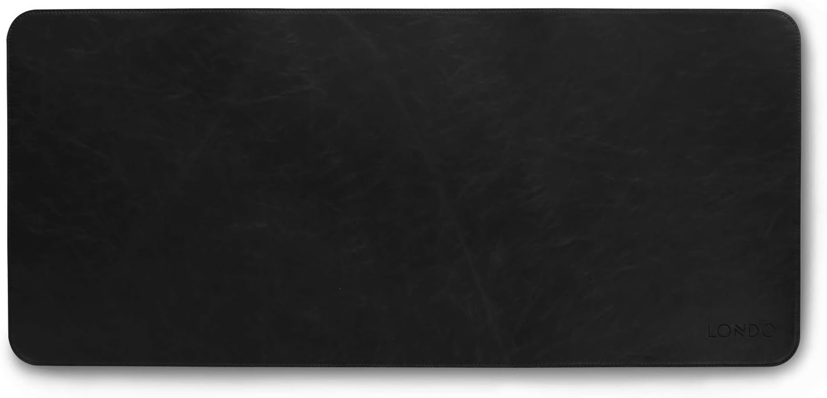 Londo Leather Extended Mouse Pad (Black) - Gray image number 7