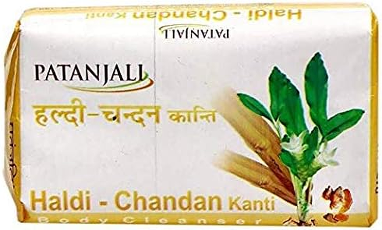 Patanjali Haldi Chandan Body Soap Pack of 3