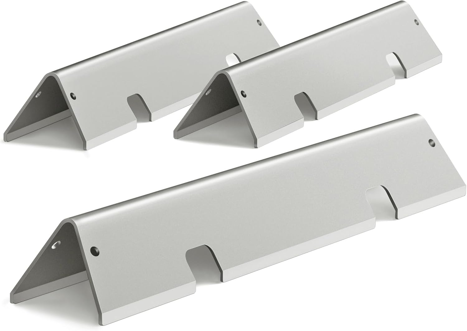 67046 7636 Flavorizer Bars 15.3&rdquo; Replacement for Weber Spirit II E-310 310 300 Grill Parts, Spirit E/S-310 320 330 Parts, 16 GA Stainless Steel Flavor Bars, Weber Spirit GS4 Flame Guards 5 Pack