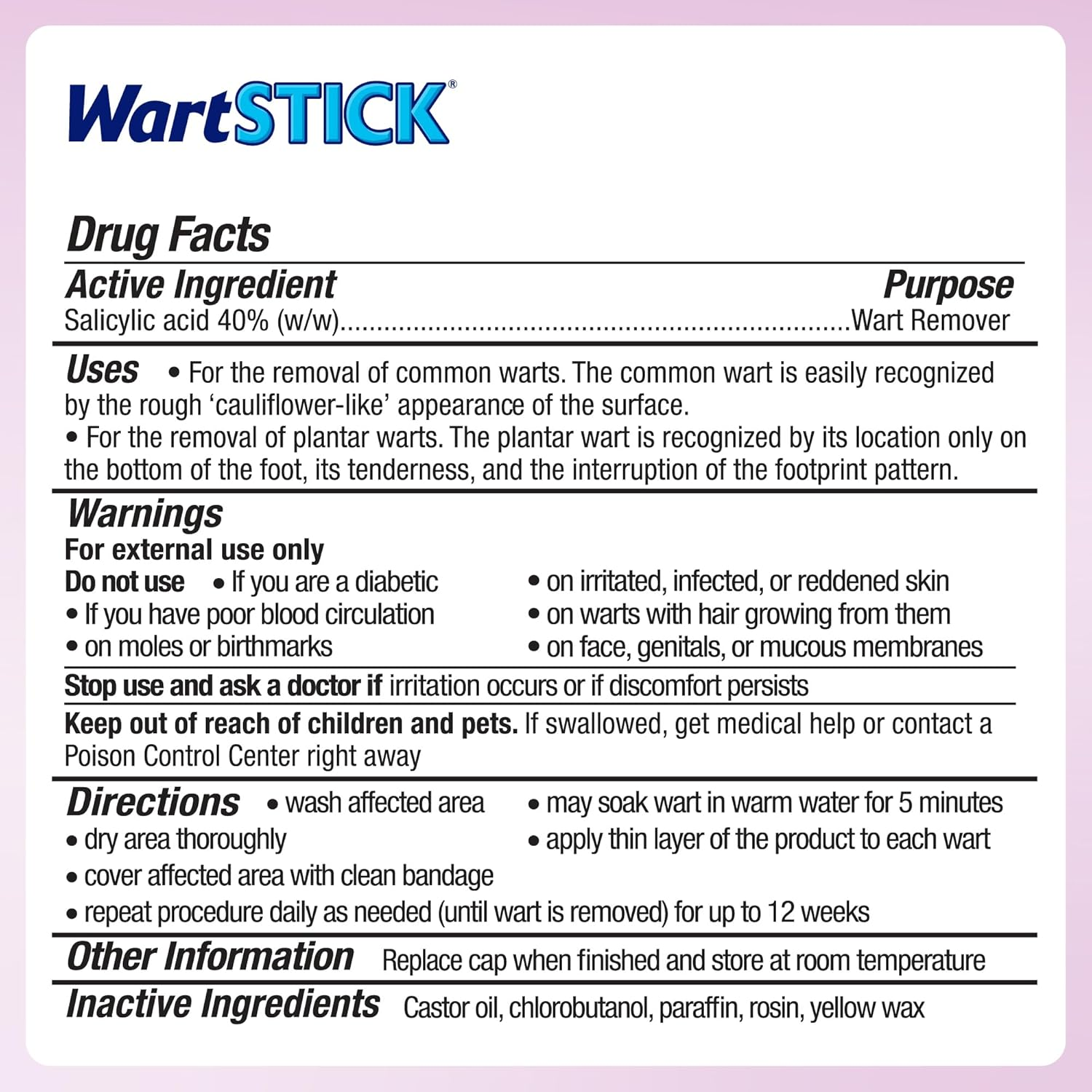 Wart Stick Max Strength Wart Remover, 0.2 Ounce