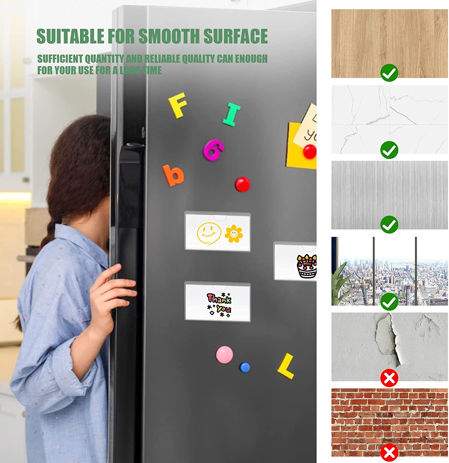 Self-Adhesive Label, Adhesive Label Holder Shelf Tag, Index Card Plastic Drawers File Cabinet Storage Bins Label Holder for Supermarket Bookshelf Mailbox Business Kitchen - 20Pcs image number 5