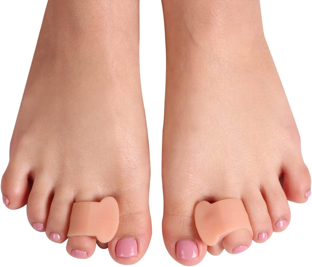 4 Pairs Toe Separator, Toe Separator, Toe Separator, Toe Separator, Toe Protection, Small Hammer Straighteners, Prevent Rubbing and Relieve Pressure (4 Colors) image number 3