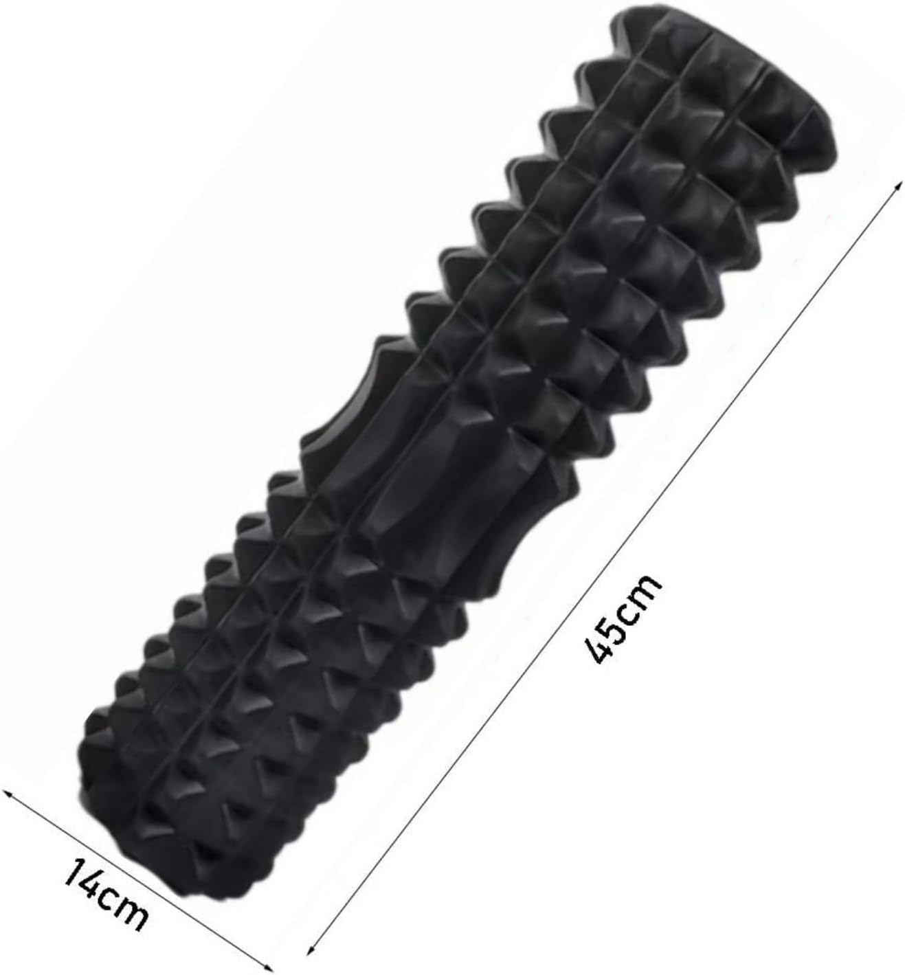 Trigger Point Foam Axis - Deep Muscle Massage Roller, High-Density Fitness Roller, Suitable for Runners/Athletes to Relax Their Legs and Relieve Back Pain. (Black A) image number 2