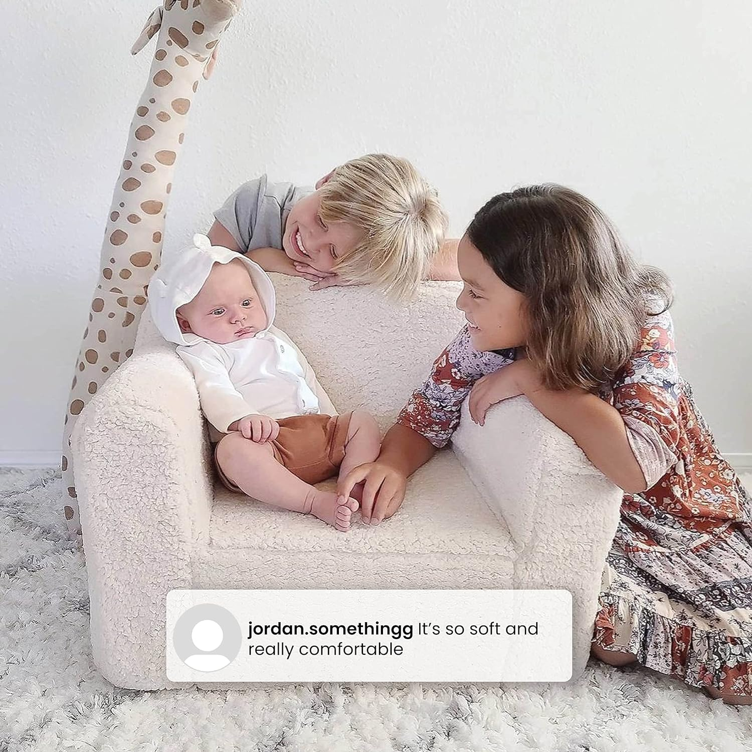 Delta Children Cozee Sherpa Chair, Pink image number 6