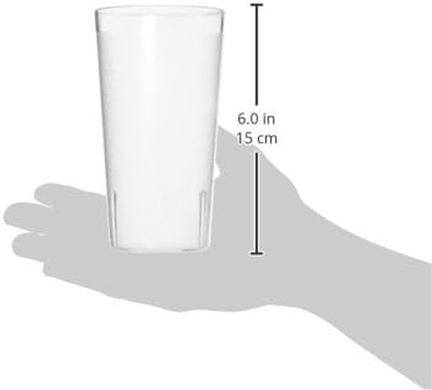 Winco Pebbled Tumblers, 16-Ounce, Clear image number 4