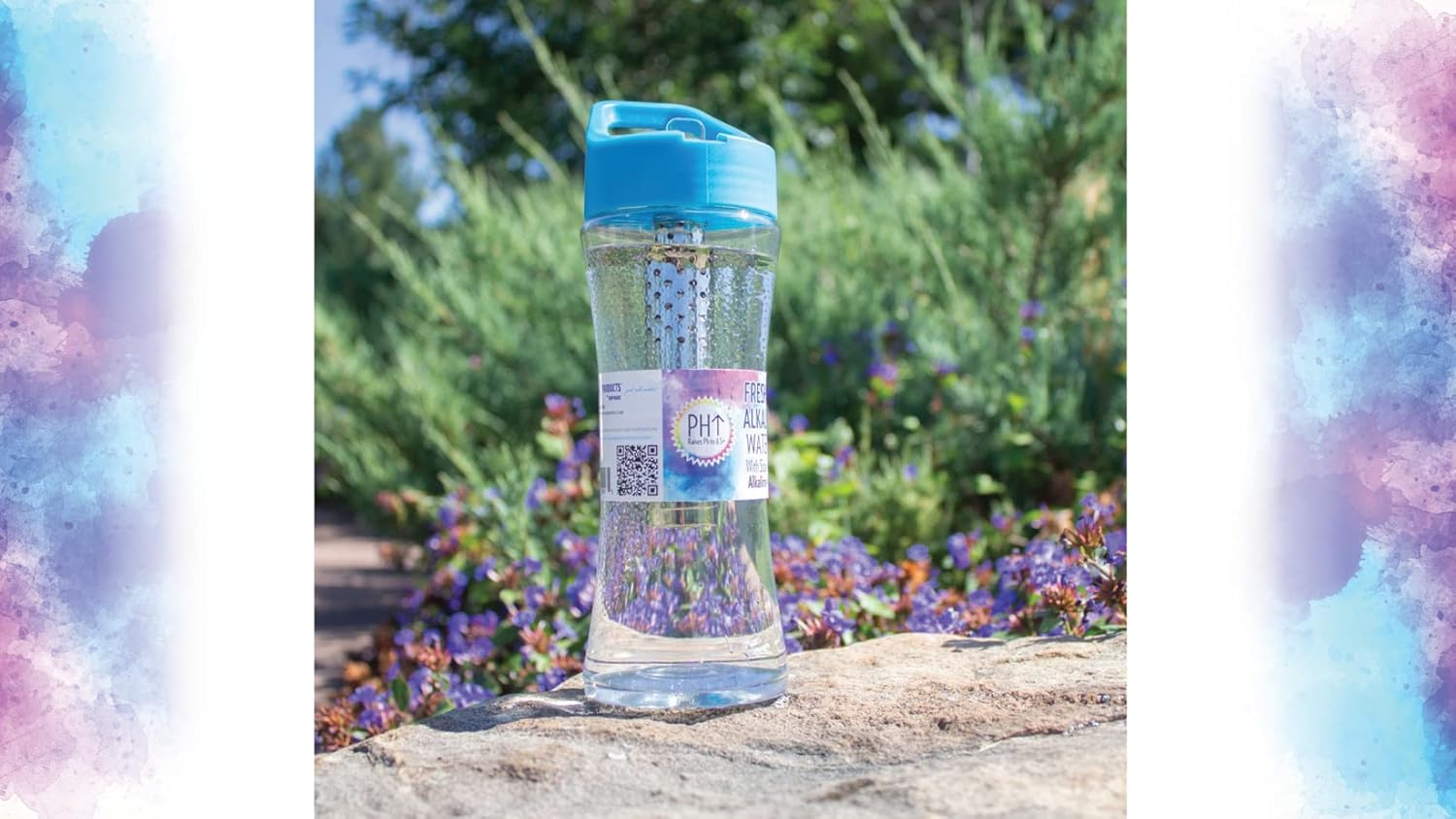 Enviro Products Alkaline Water Bottle with Stainless Steel Alkaline Water Wand, Clear, 700 Ml Capacity image number 3