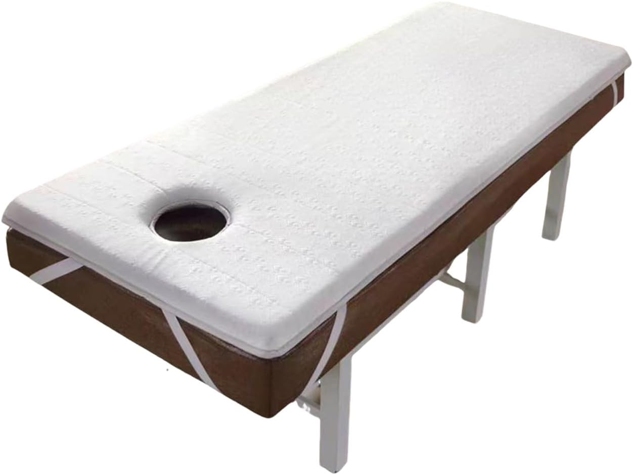 Memory Foam Massage Bed Pad with Hole & Face Cradle, Non-Slip Lash Bed Cushion (73*27.6) image number 6