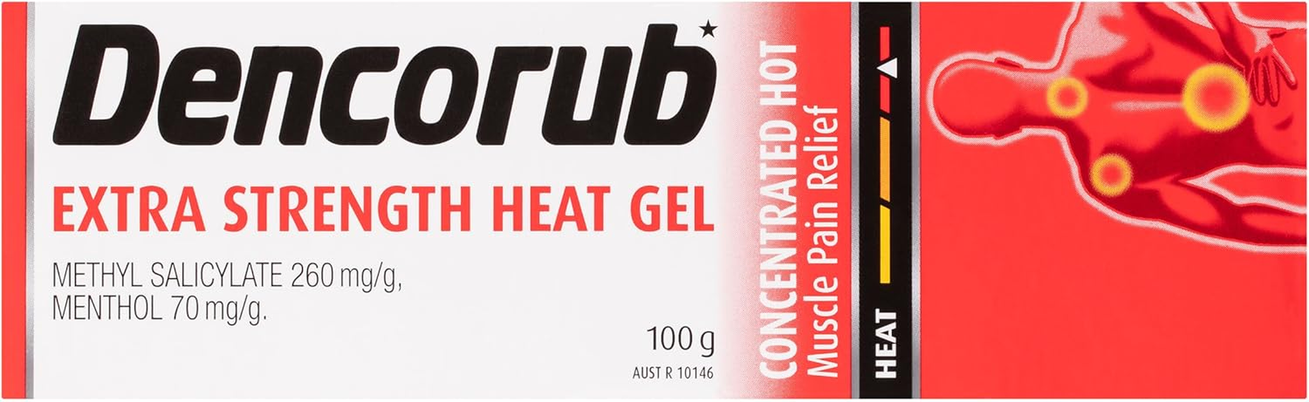 Dencorub Extra Strength Heat Gel, 100G image number 2