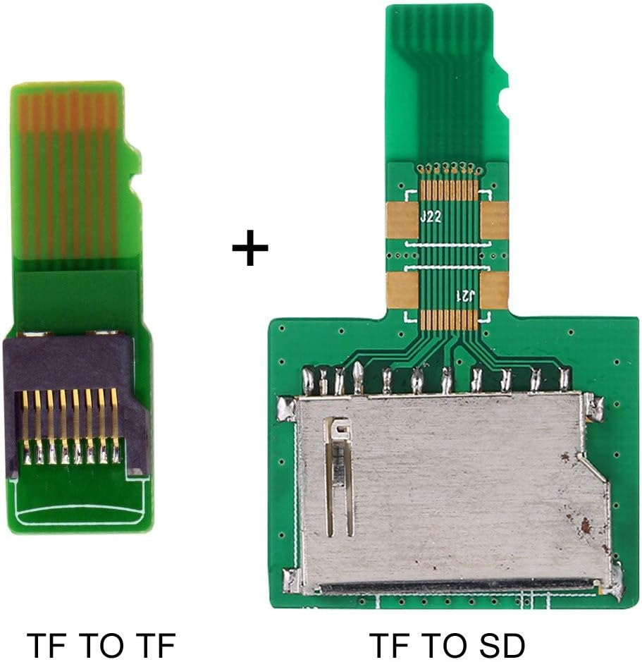 Cablecc 1Set SD TF Card Socket Female to Micro-Sd TF Male Memory Card Kit Extension Adapter Testing Tools Extender image number 4