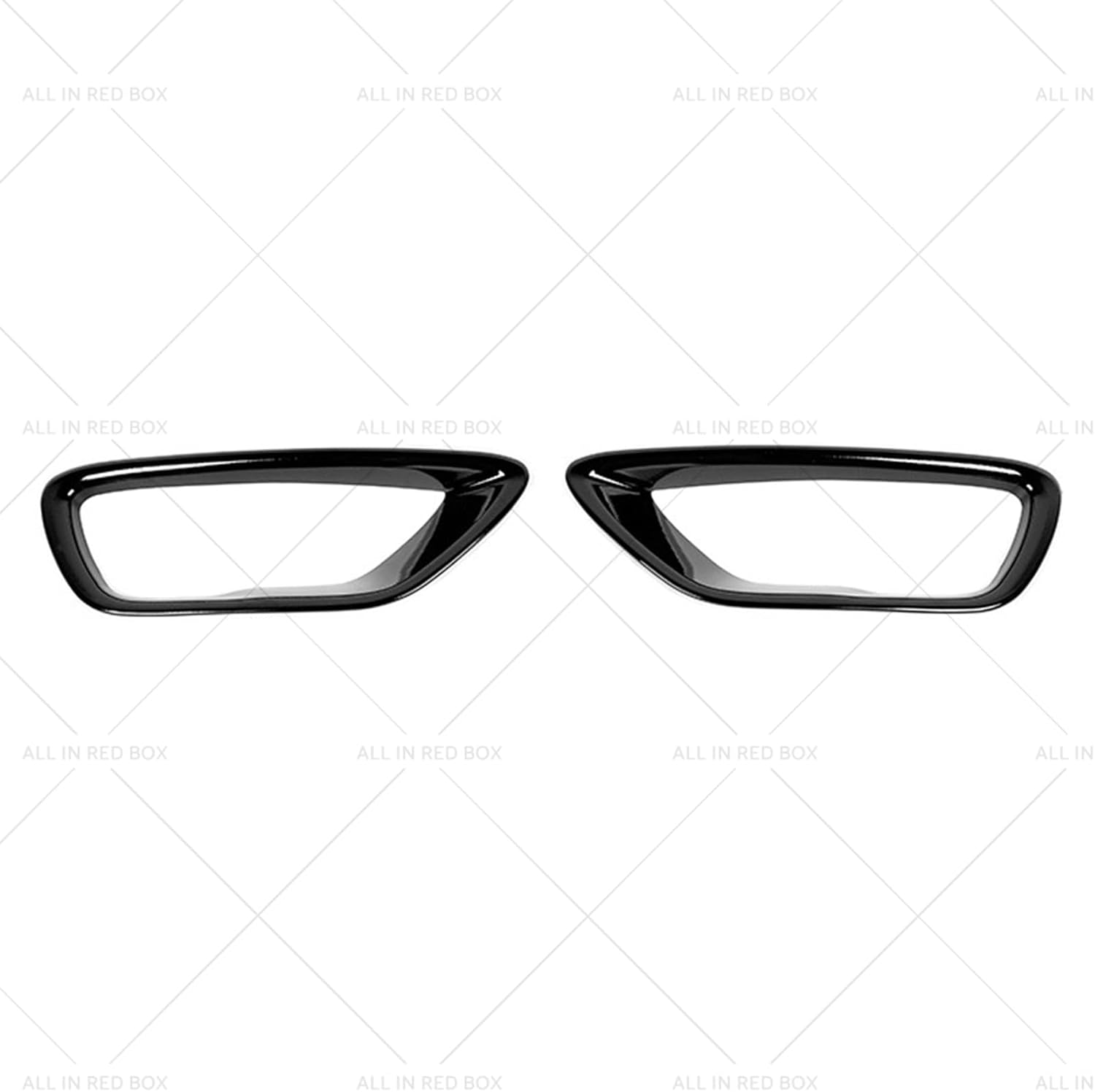 MAX COOL 2PCS Front Fog Light Cover Trim Fog Lamp Frame Covers Suitable for Jeep Grand Cherokee 2014-2016 image number 2