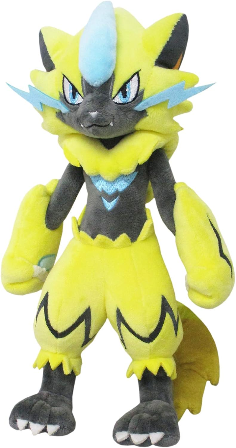 Sanei Pokemon All Star Collection PP133 Zeraora 11" Stuffed Plush image number 2