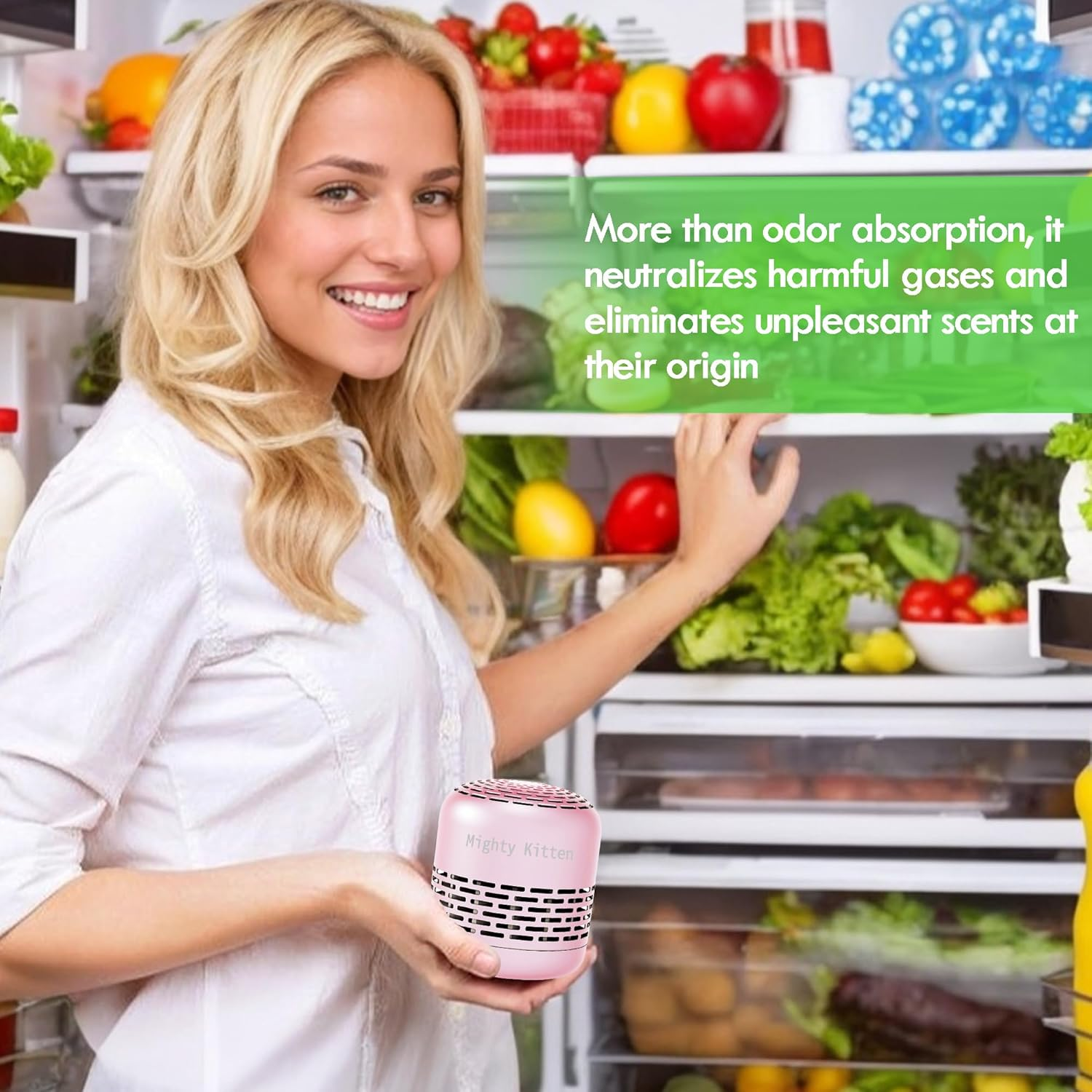 Fridge Deodorizer Last 10 Years, Refrigerator Odor Eliminator, Smell Absorber, Natural Air Fresheners for New Home