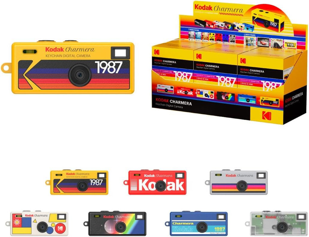 Kodak CHARMERA Keychain Mini Digital Camera Collectable Blind Box Single Box (1PC) image number 5
