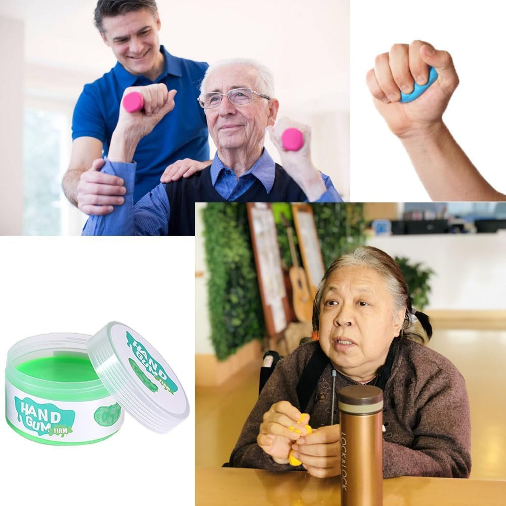 Hand Exercise Putty Kit, 4 Colours, Therapy Grip Strengthening and Stress Relief, Finger and Hand Rehabilitation image number 5