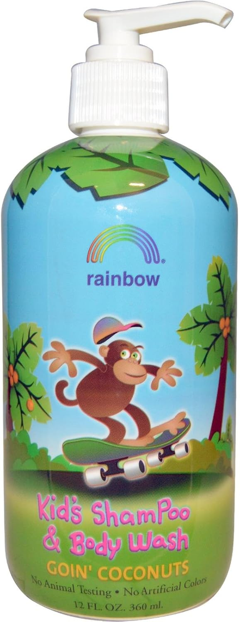 Rainbow Research Kid'S Shampoo & Body Wash, Goin Coconuts, 350Ml image number 1
