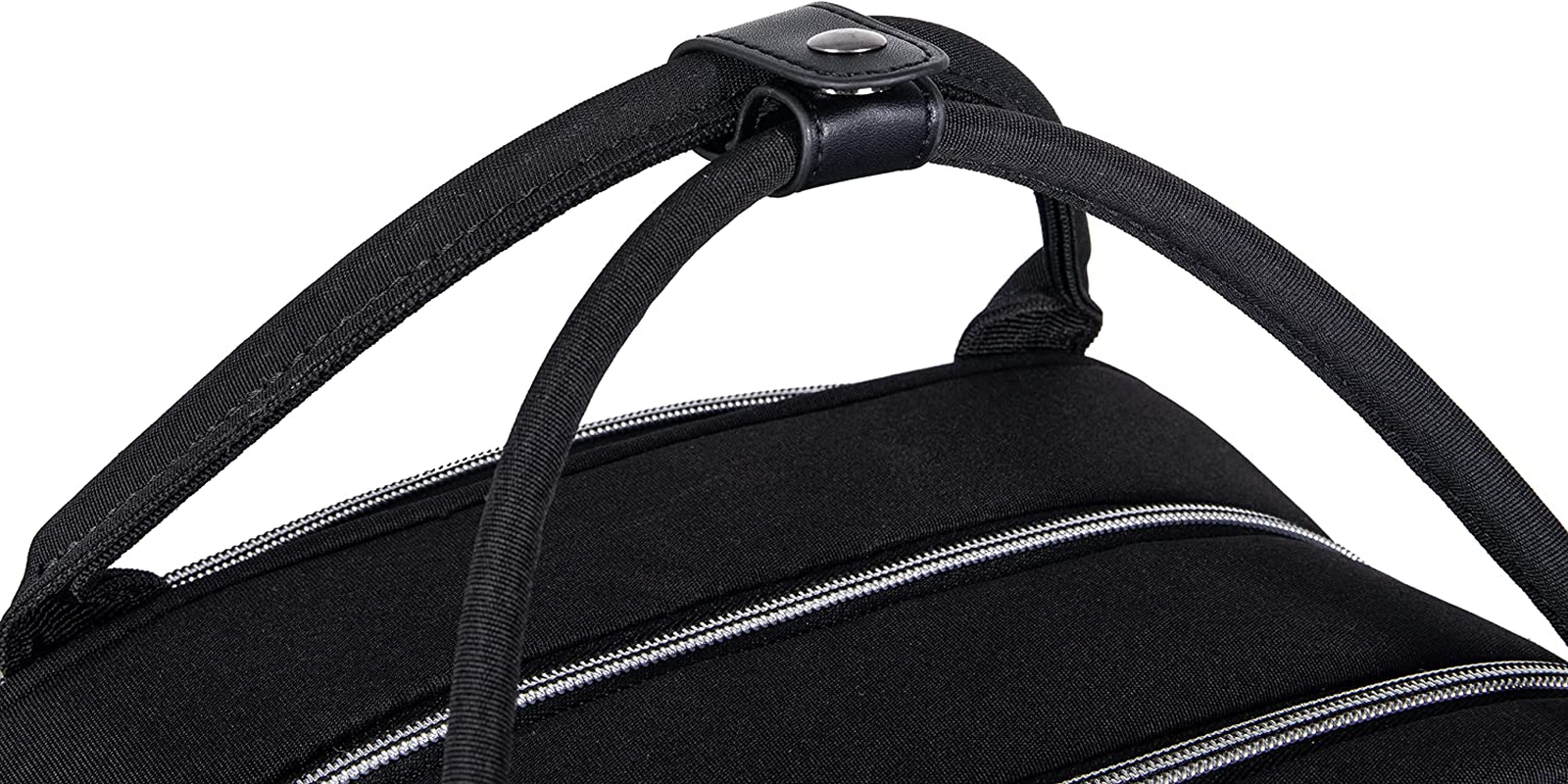 KROSER Lunch Backpack 15.6 Inch Laptop Backpack with USB Port Insulated Cooler Backpack for Men and Women, Outdoor Lunch Bag for School Work Hiking Beach Picnic Trip (BLACK)