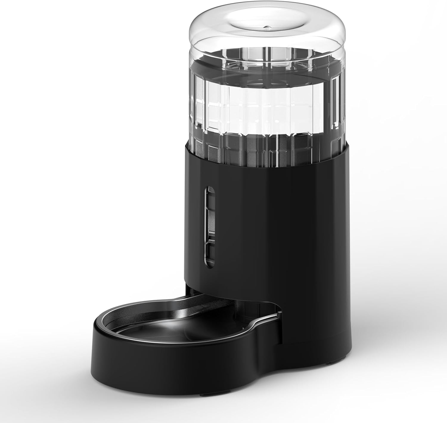 JUNSPOW Drinking Fountain for Cats with Stainless Steel Bowl 4 L, No Electricity & Ultra Silent Automatic Water Dispenser for Large Dogs/Multi-Cat Household, Black image number 5