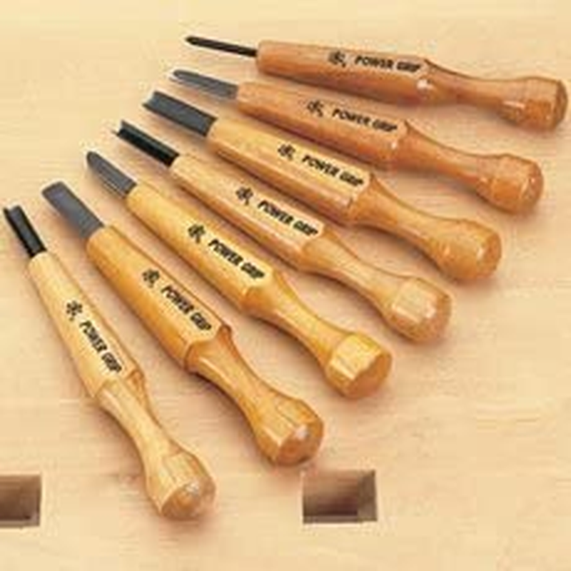 Power Grip Carving Tools Seven Piece Set