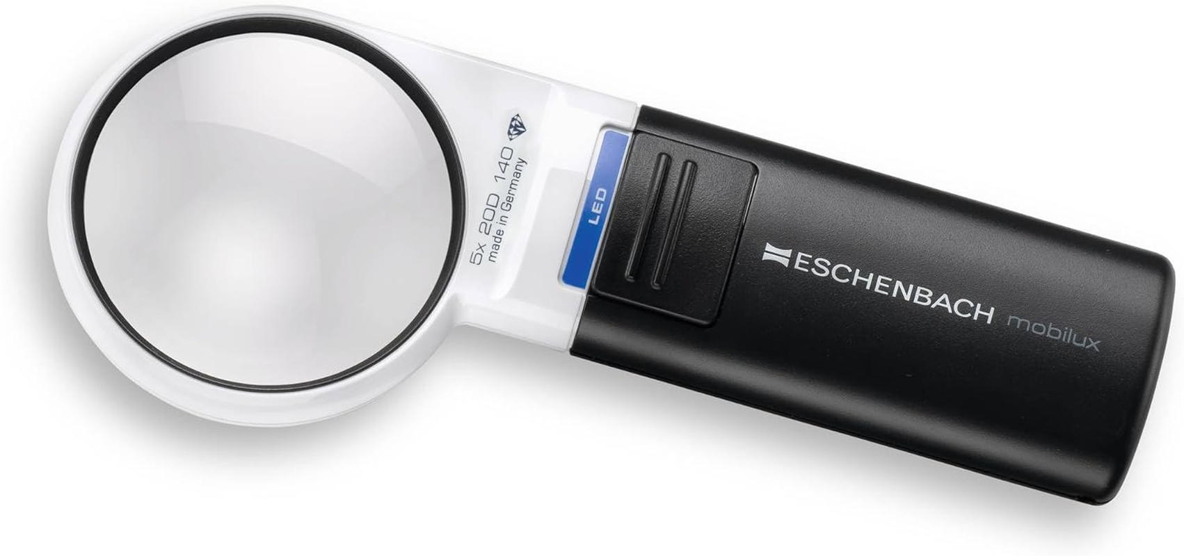 ESCHENBACH 1511-2 LED Wide Light Loupe, 3 Times, 2.4 Inches (60 Mm) Diameter - 60Mm&phi;, Single Item, 6X image number 3