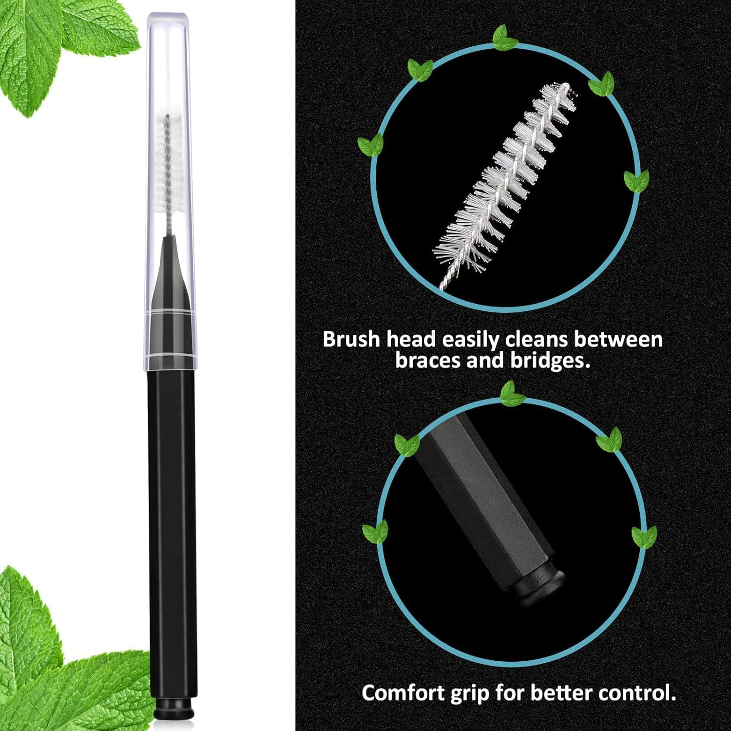 Eyebrow Spoolie Brushes with Caps, 50Pcs Lash and Brow Lamination Applicators Eyelash Spoolie Brushes, Lash Filler Lifting Extension Brow Lamination Brush for Women and Girls image number 4